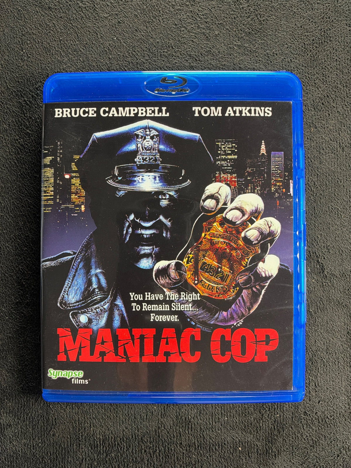 Maniac Cop (Blu-ray, Synapse Films, 80's Horror Classic, Widescreen)