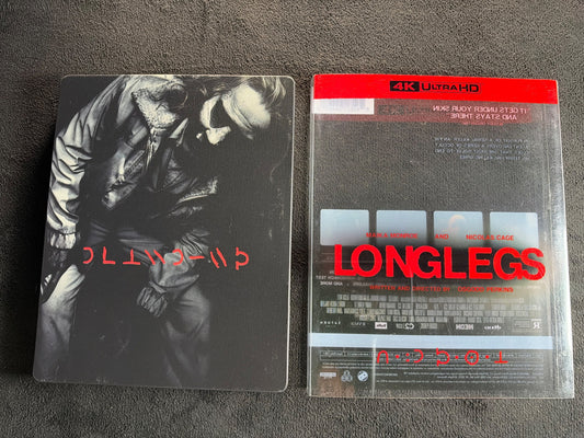 Longlegs (4K Ultra HD, Neon, Steelbook, Slipcover, No Digital)