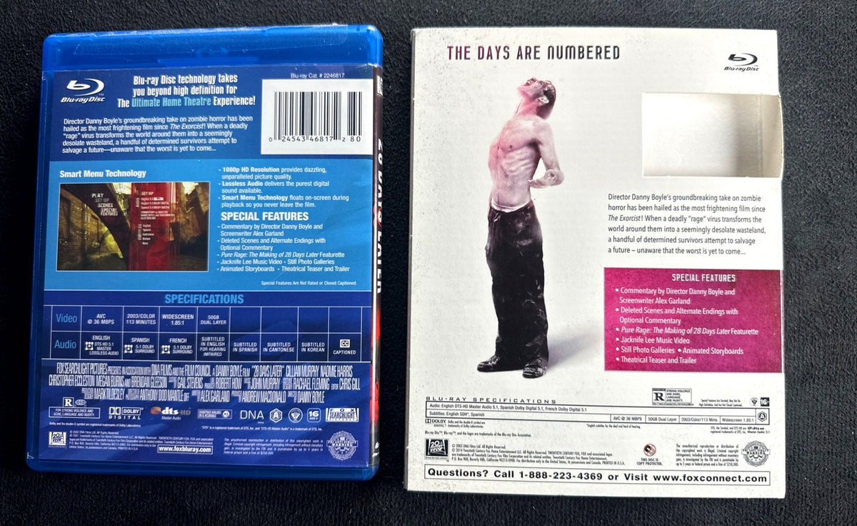 28 Days Later (Blu-ray, 20th Century Fox, Rare Best Buy Slipcover)