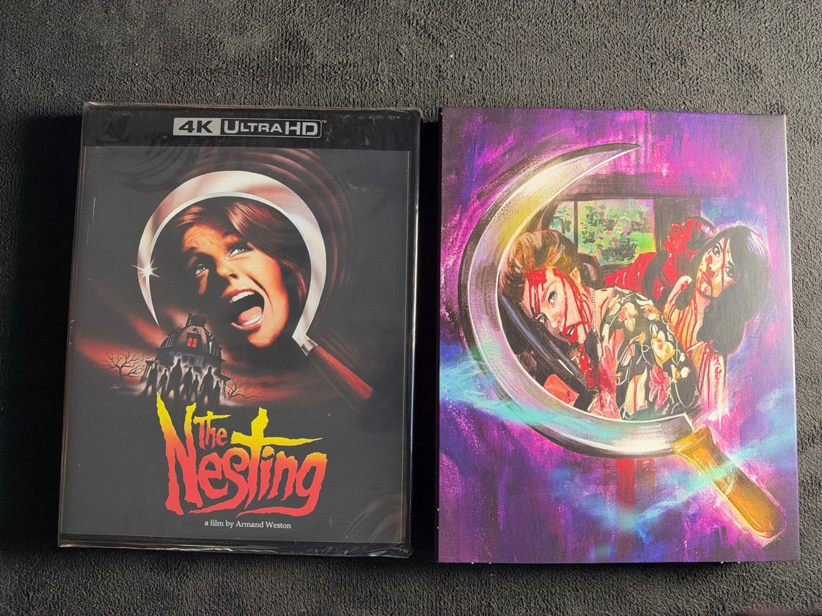 The Nesting (4K Ultra HD, Vinegar Syndrome, Slipcover, 80's Horror, NEW/Sealed)