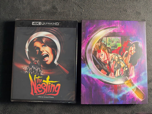 The Nesting (4K Ultra HD, Vinegar Syndrome, Slipcover, 80's Horror, NEW/Sealed)
