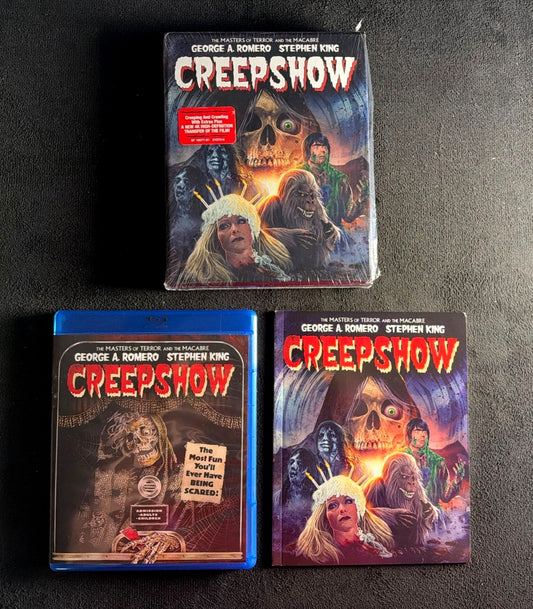 Creepshow (Blu-ray, Scream Factory, Hard Slipcover, 80's Horror Classic)