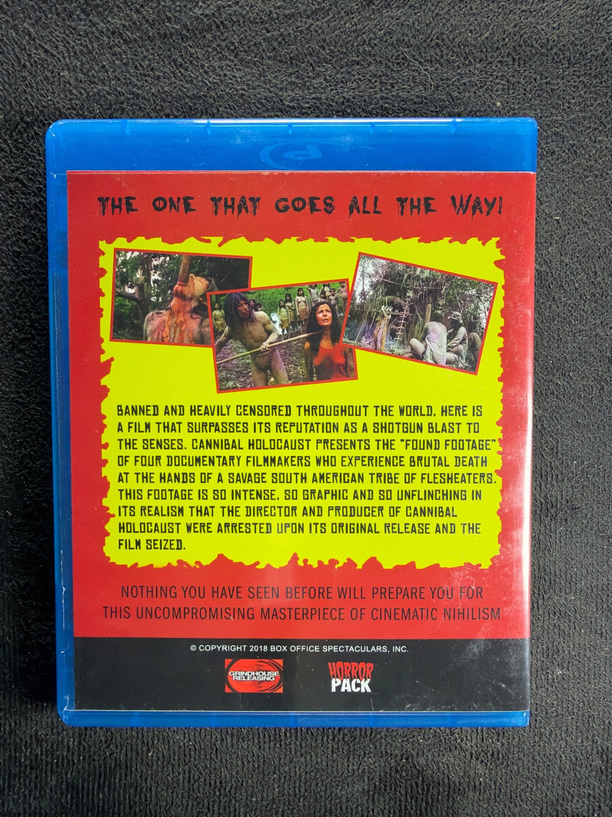Cannibal Holocaust (Blu-ray, HorrorPack, 80's Horror Classic, Rare Release)
