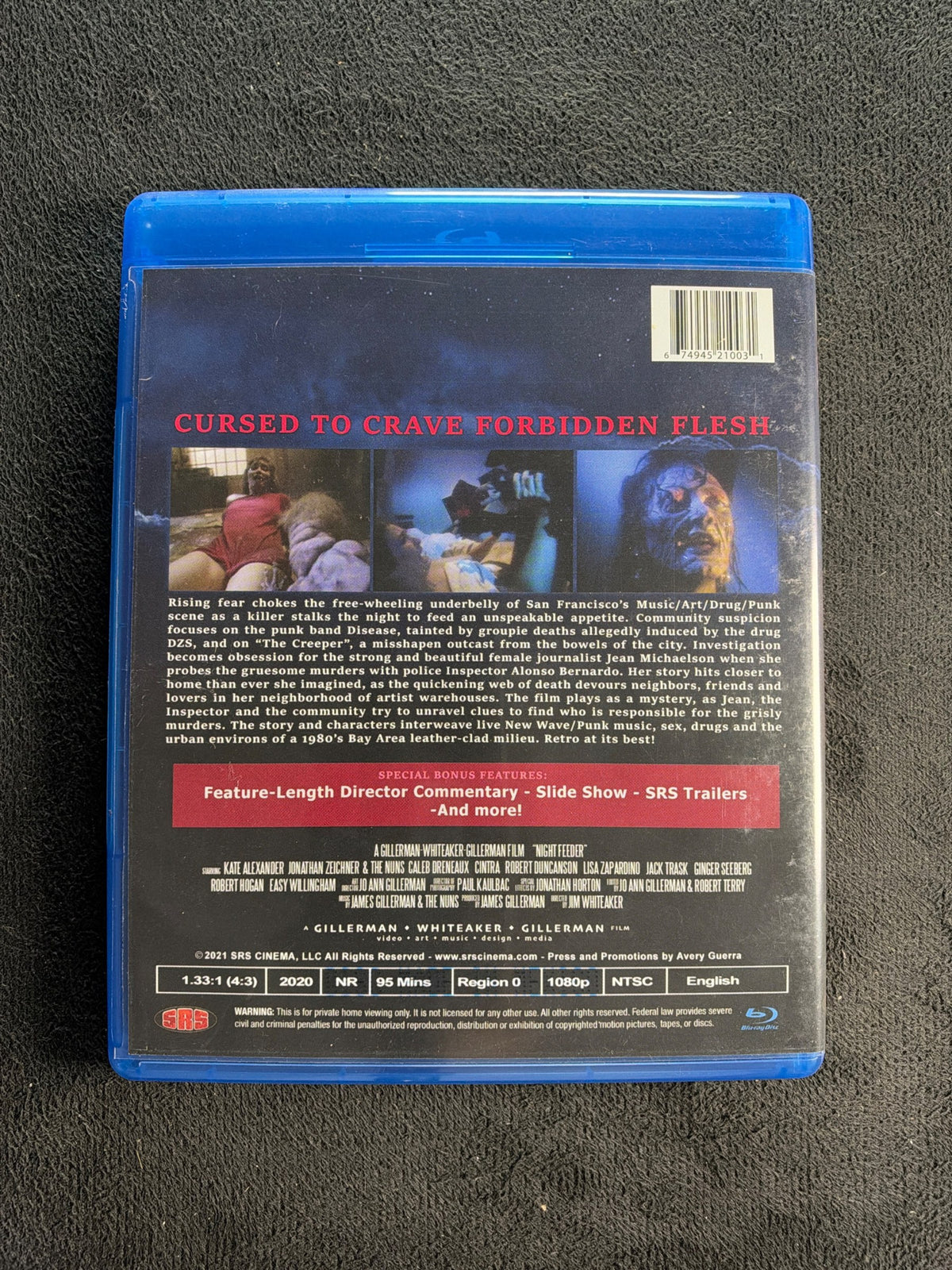 Night Feeder (Blu-ray, SRS Cinema, 80's Classic Horror,)
