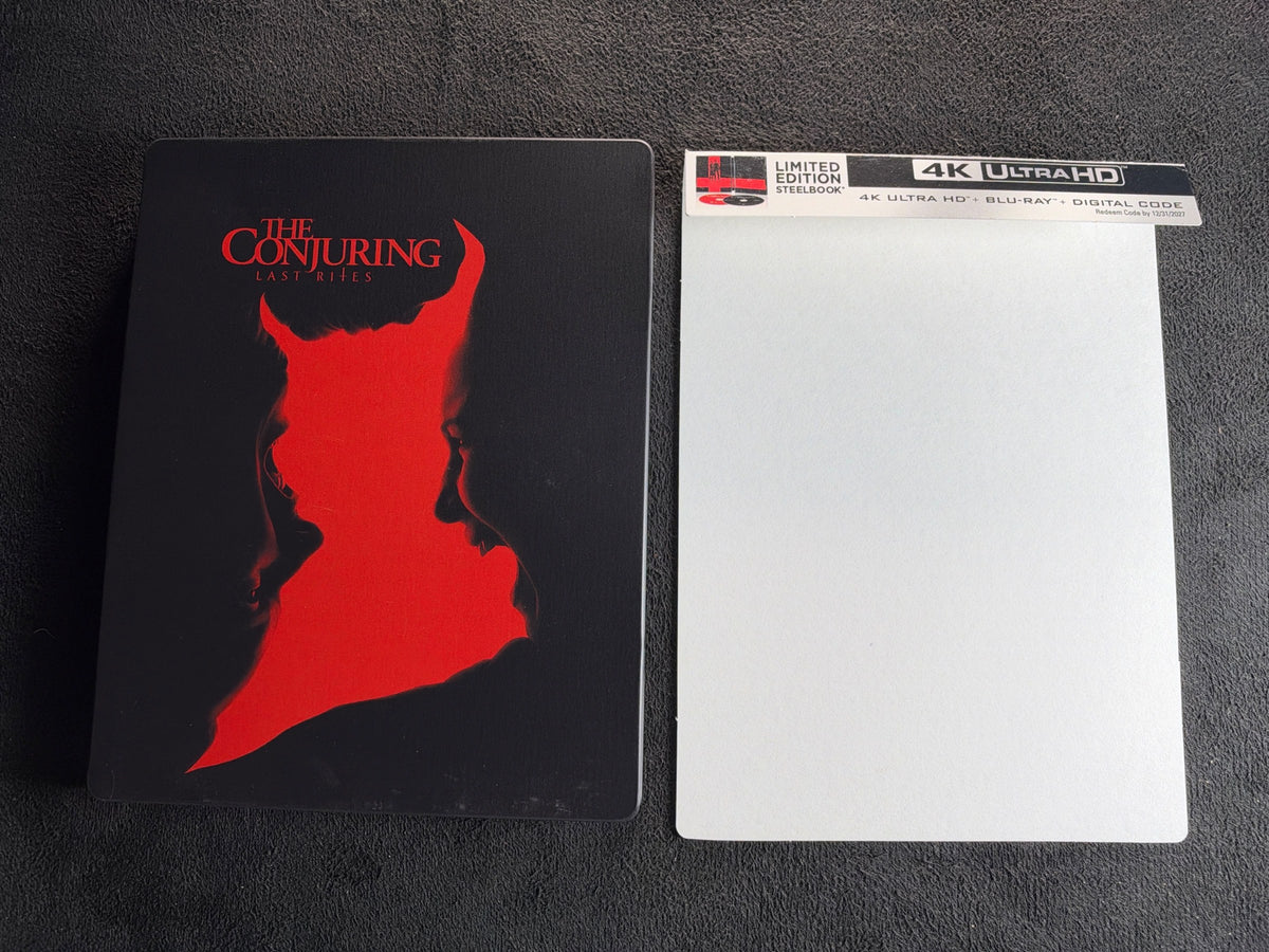 The Conjuring: Last Rites (4K Ultra HD, Warner Bros, Steelbook, No Digital)