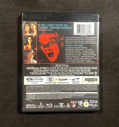 The Lost Boys (4K UHD, Warner Bros, 80's Classic Horror, No Digital)
