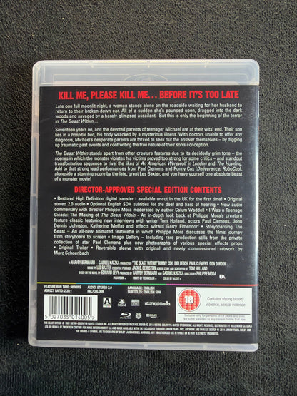 The Beast Within (Blu-ray, Arrow Video, Region B, 80's Horror Classic)