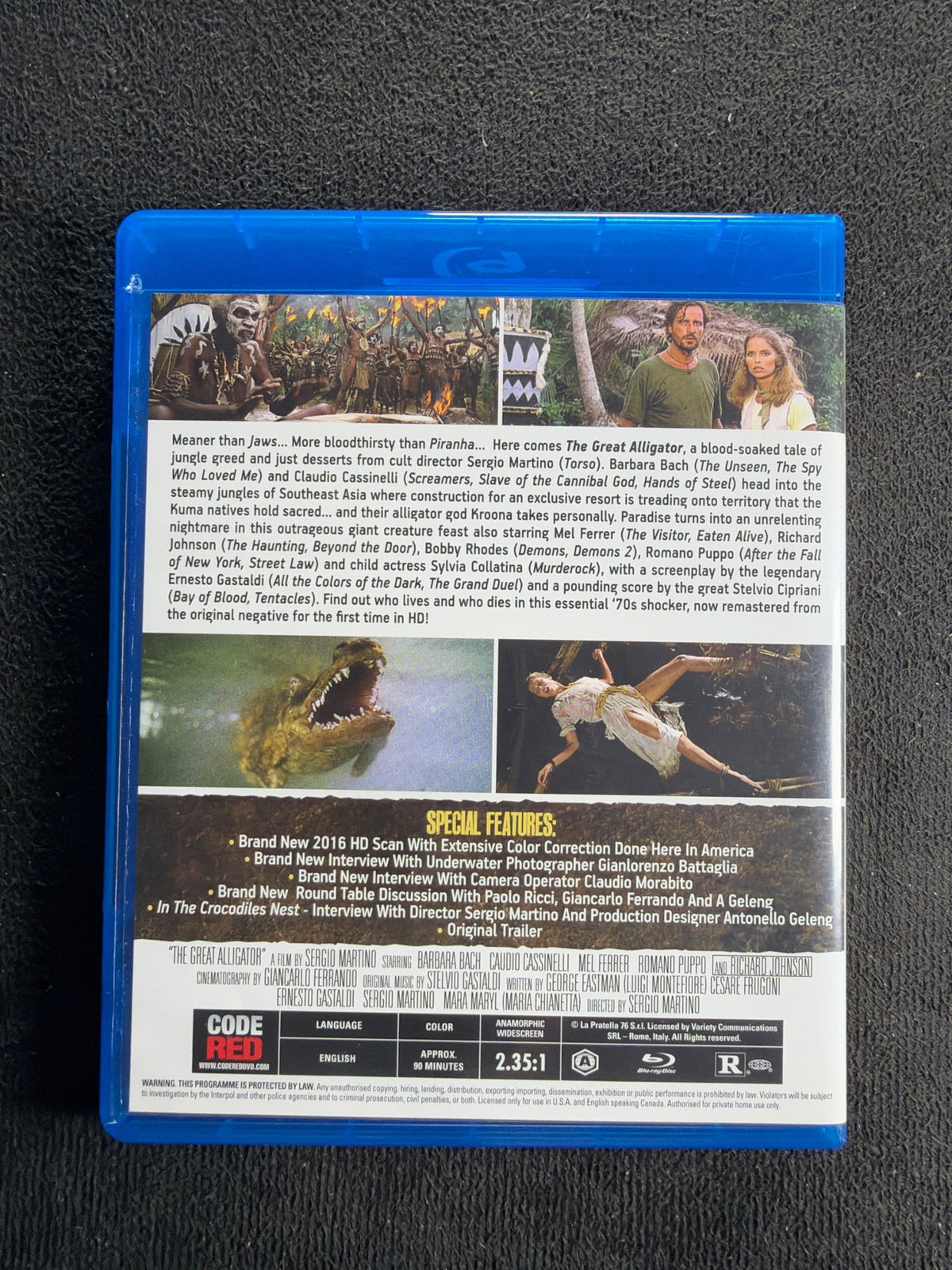 The Great Alligator (Blu-ray, Code Red, 70's Classic Horror, Widescreen)