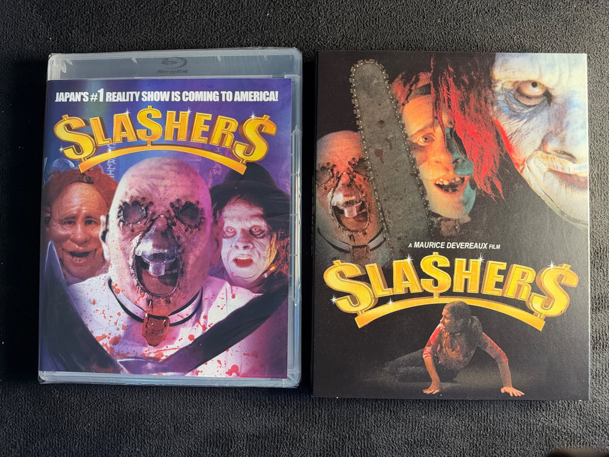 Slashers (Blu-ray, Terror Vision, Slipcover, 2001 Horror Classic, NEW/Sealed)