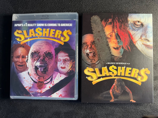 Slashers (Blu-ray, Terror Vision, Slipcover, 2001 Horror Classic, NEW/Sealed)