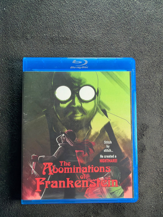 The Abominations of Frankenstein (Blu-ray, SRS Cinema,  Obscure Horror)