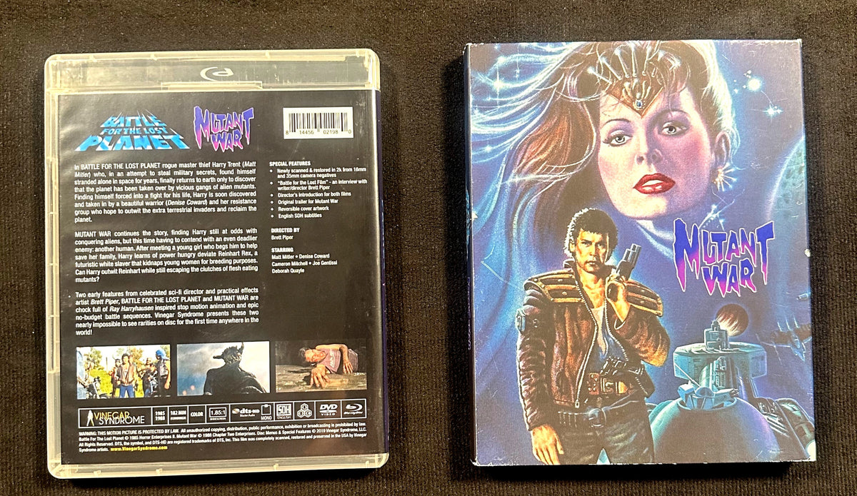 Battle For the Lost Planet & Mutant War  (Blu-ray, Vinegar Syndrome, Slipcover)