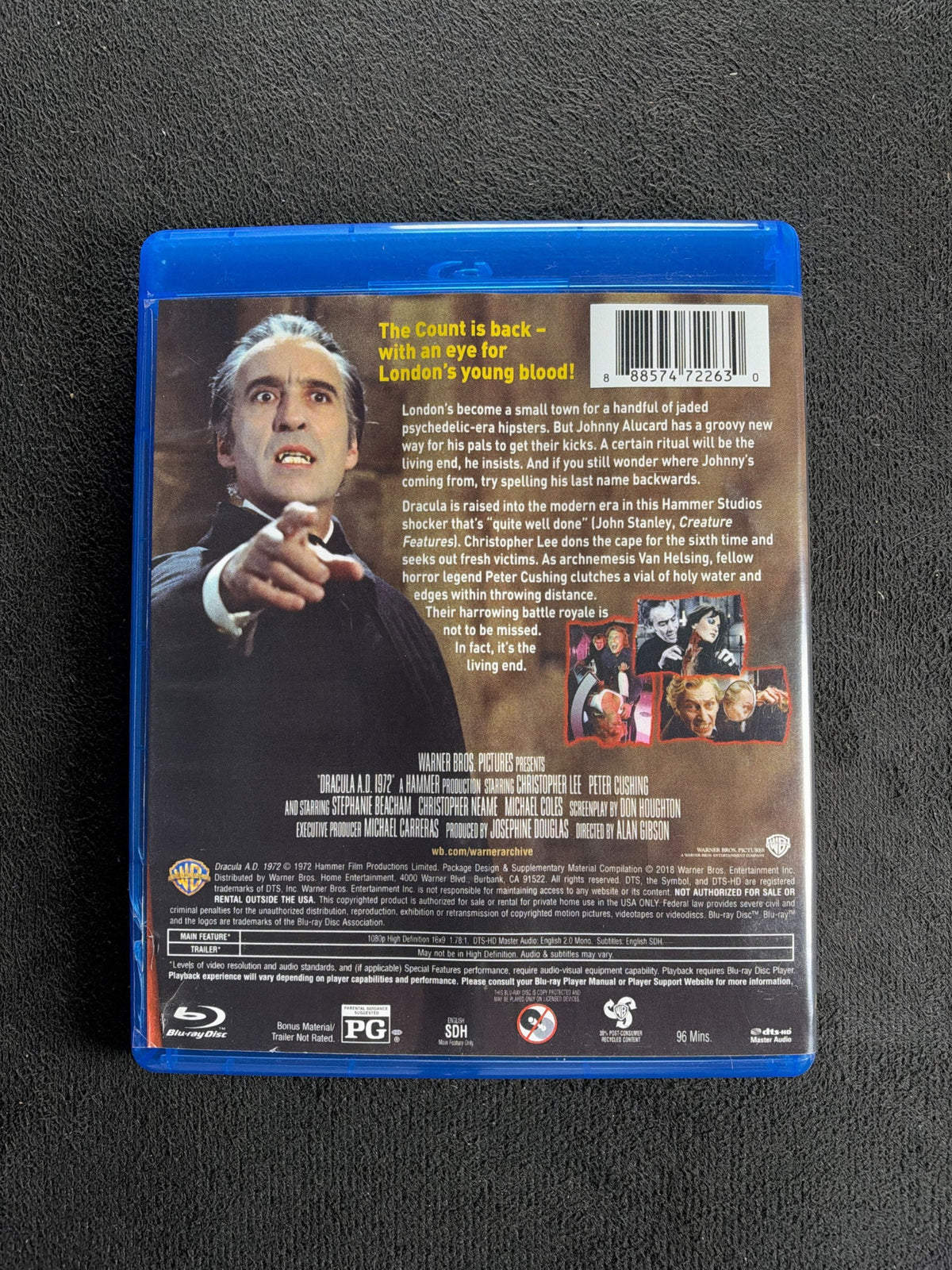 Dracula A.D. 1972 (Blu-ray, Warner Bros. Archive Collection, 70's Horror)