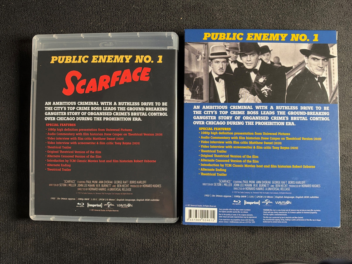 Scarface  (Blu-ray, Imprint, Slipcase, Paul Muni 30's Classic)