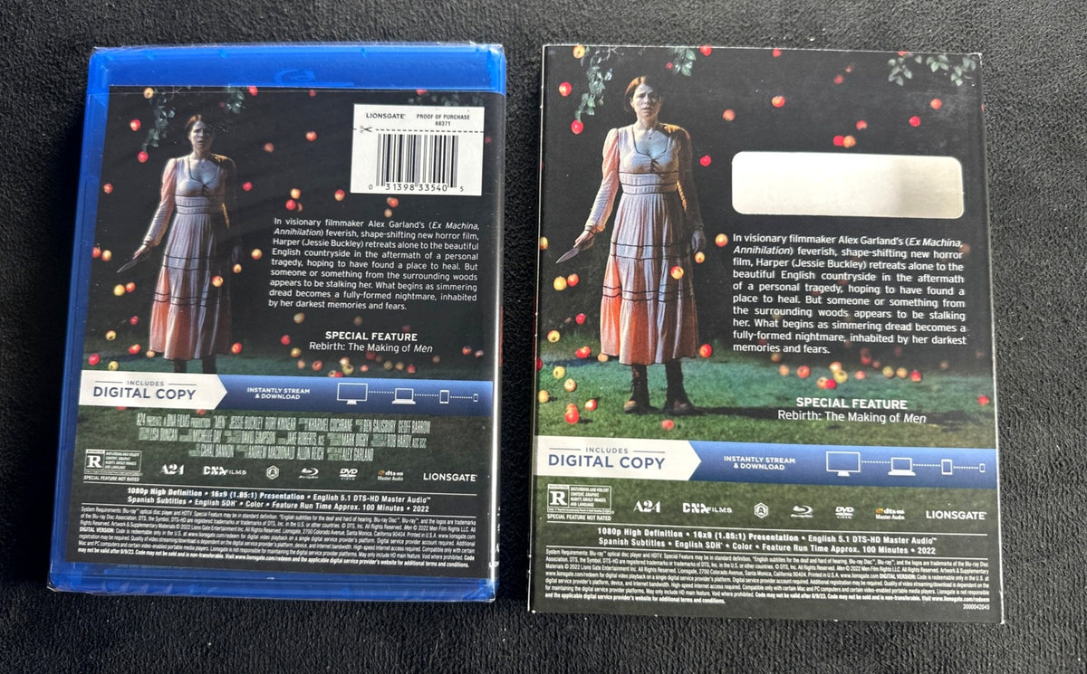Men (Blu-ray, Lionsgate, Slipcover, Widescreen, NEW/Sealed)