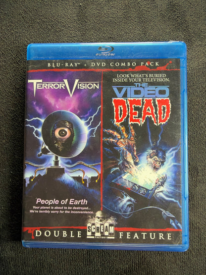 TerrorVision & The Video Dead  (Blu-ray, Scream Factory, Double Feature)