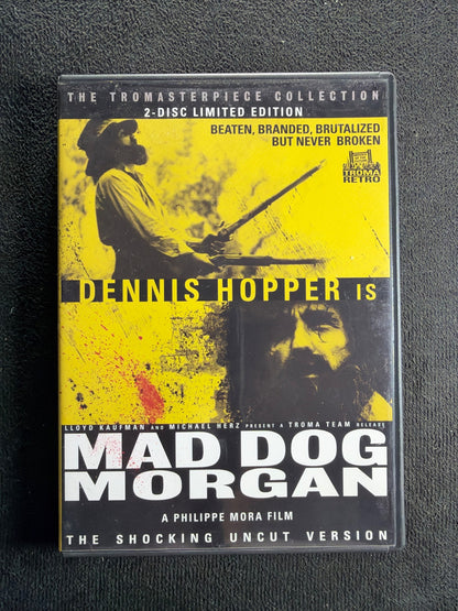 Mad Dog Morgan (DVD, Troma Retro, 2 Disc Limited Edition, 70's Classic,