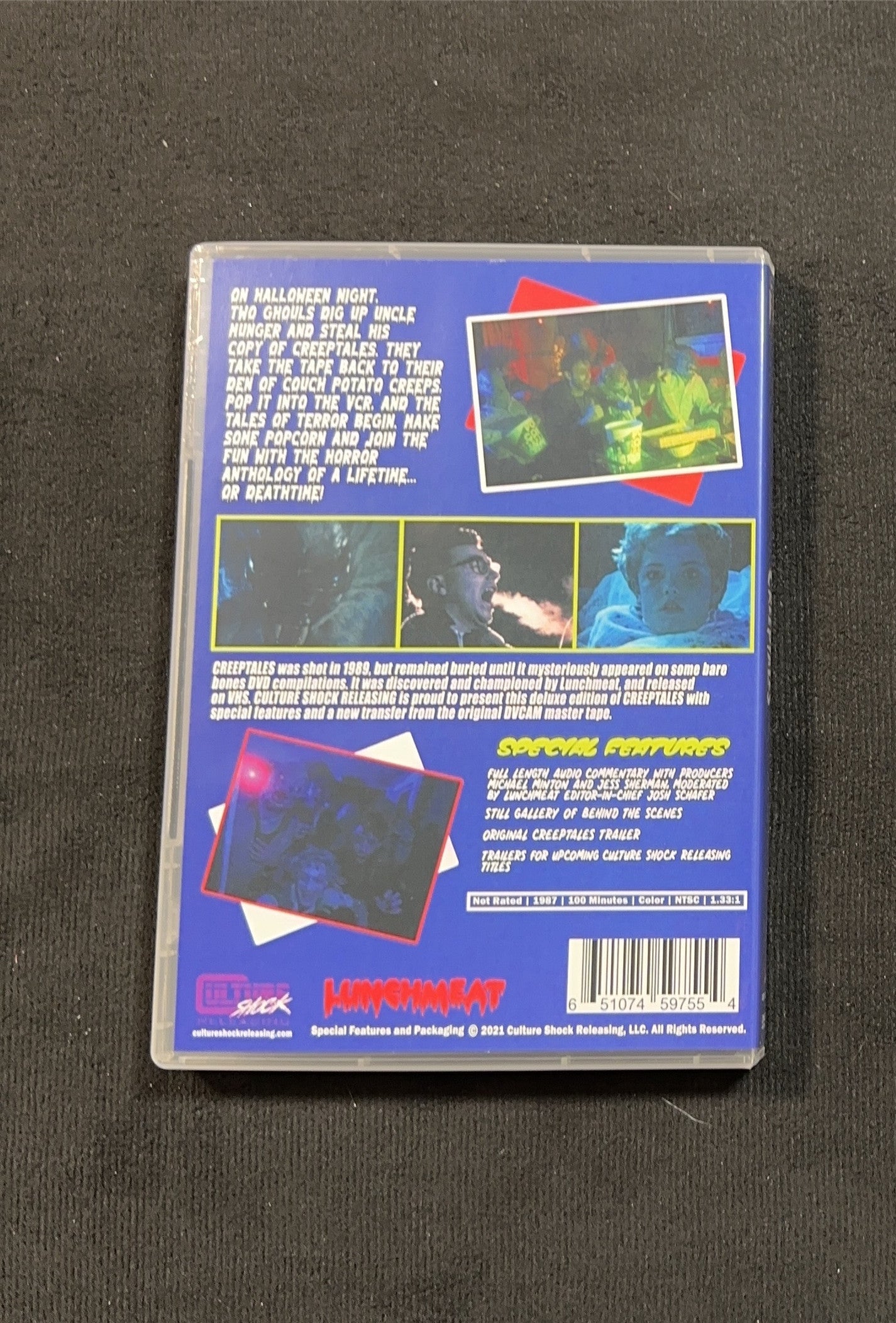 CreepTales (DVD, Culture Shock Releasing, 80's Horror, Slipcover)
