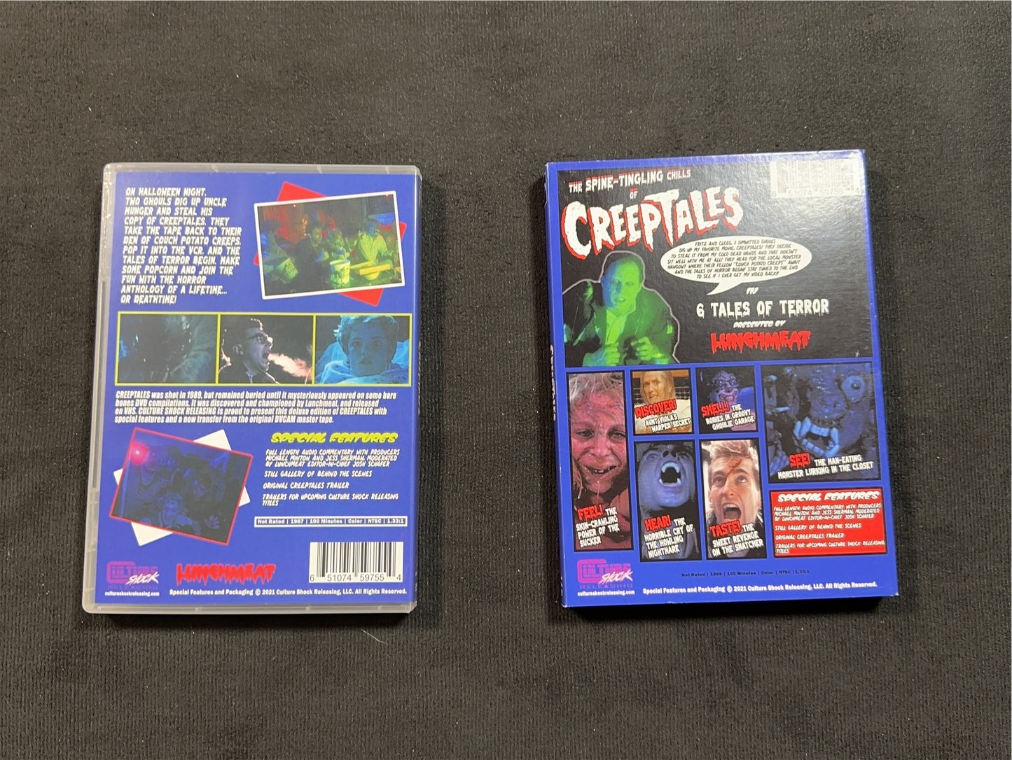 CreepTales (DVD, Culture Shock Releasing, 80's Horror, Slipcover)