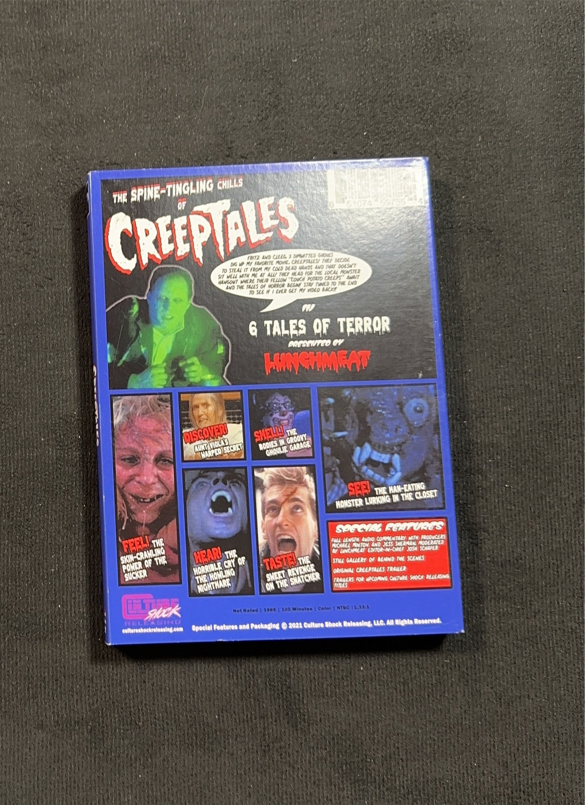 CreepTales (DVD, Culture Shock Releasing, 80's Horror, Slipcover)