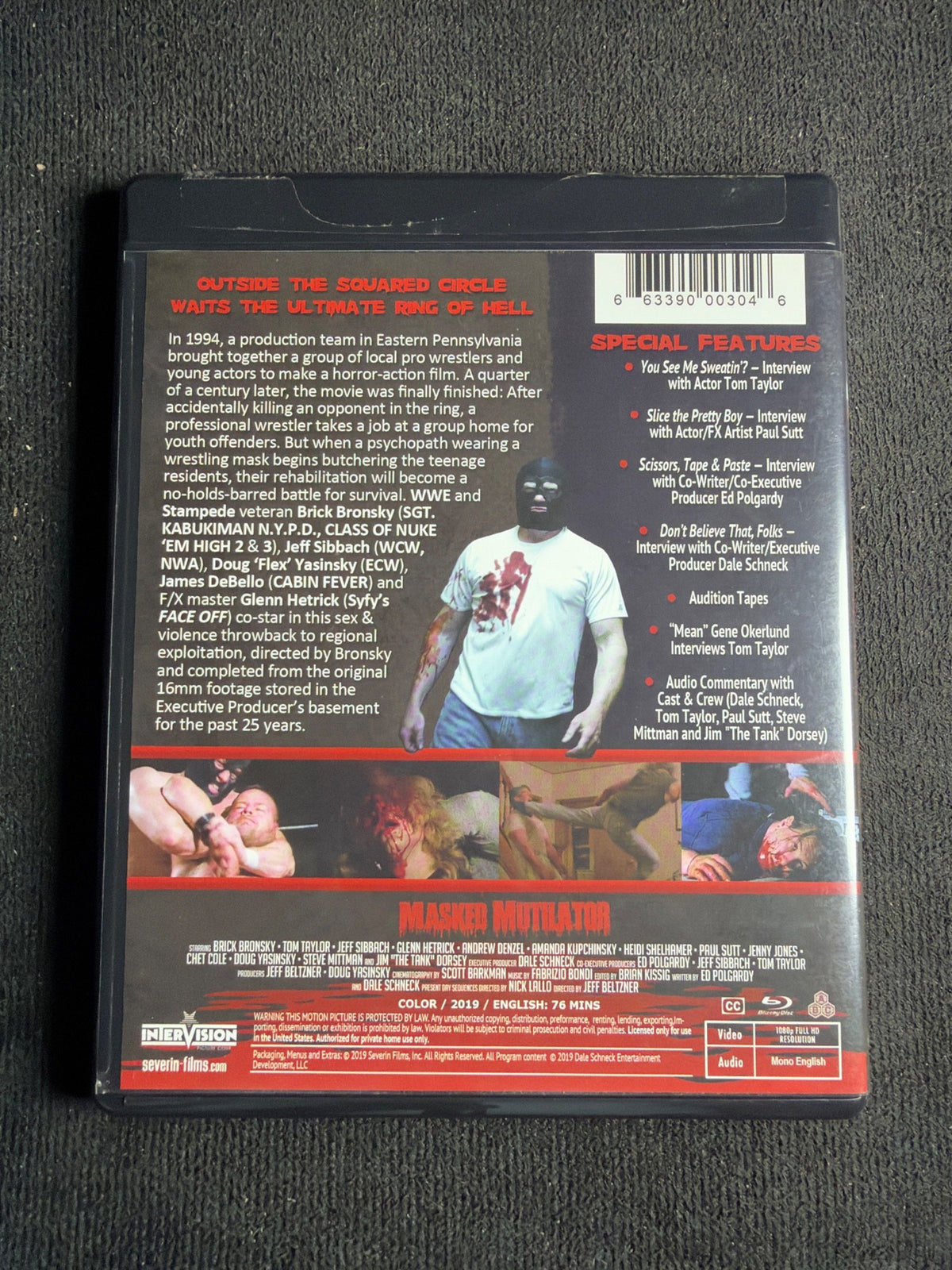 Masked Mutilator (Blu-ray, Intervision Picture Corp, Modern Horror, Widescreen)