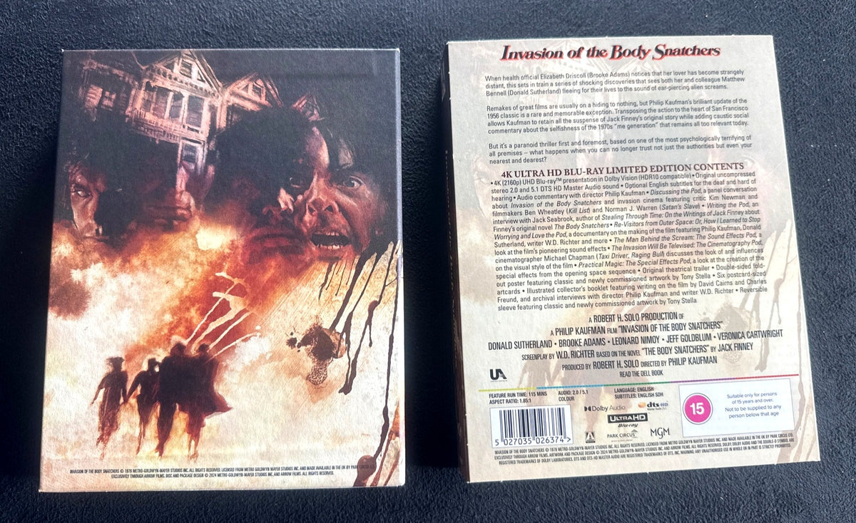 Invasion of the Body Snatchers (4K UHD, Arrow Video, Slipcover, Limited Edition)