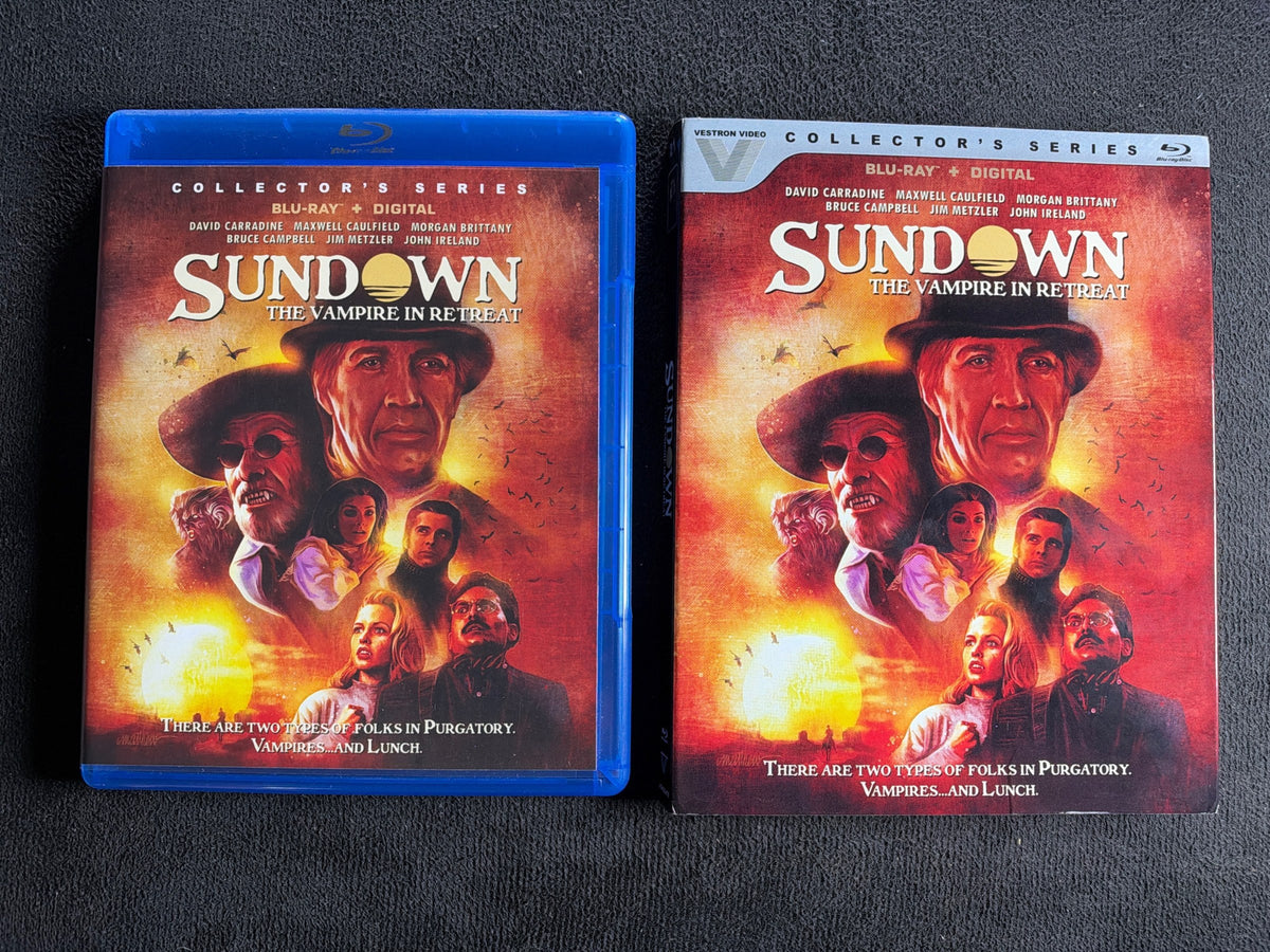Sundown The Vampire In Retreat (Blu-ray, Vestron Video, Slipcover)