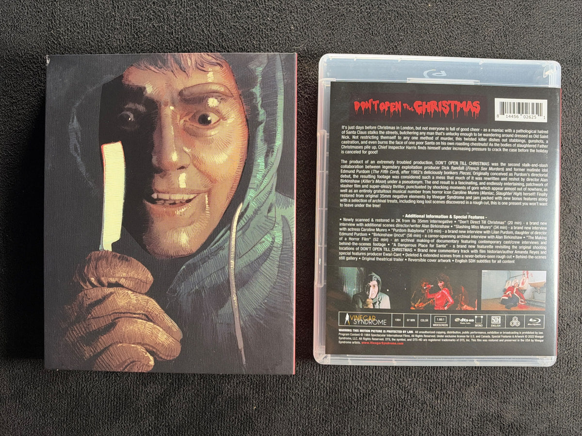 Don't Open Till Christmas (Blu-ray, Vinegar Syndrome, Rare OG Slipcover)