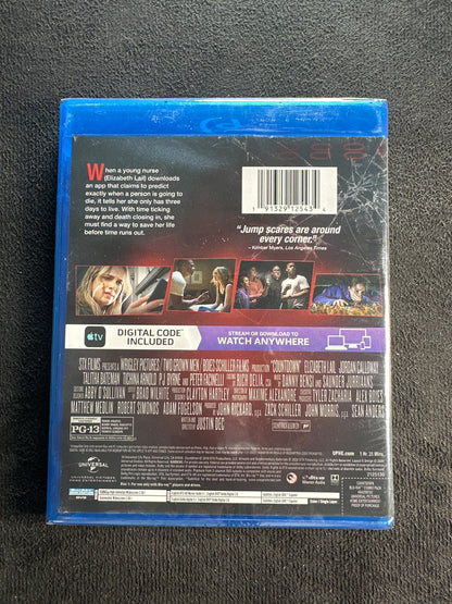 Countdown (Blu-ray, Universal, Modern Horror, Widescreen, NEW/Sealed)