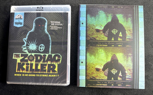 The Zodiac Killer (Blu-ray, Vinegar Syndrome Partner Label, Slipcover, NEW/Seale