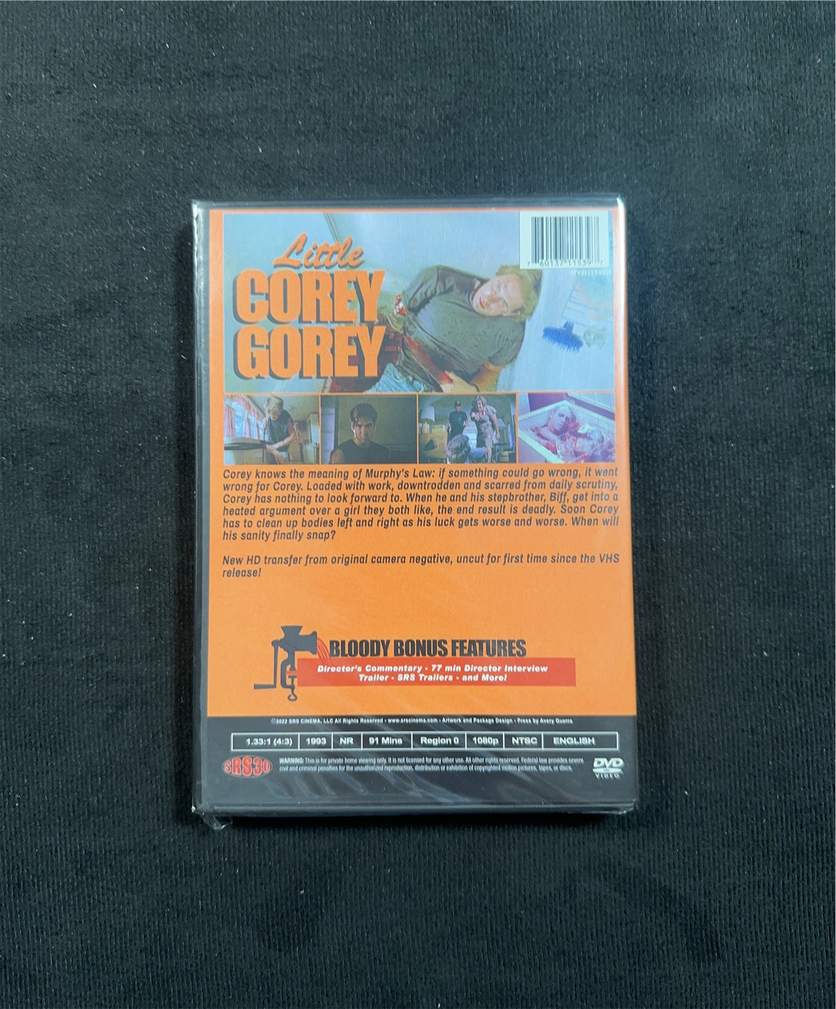 Little Corey Gorey (DVD, 90's Horror Classic, NEW/Sealed)