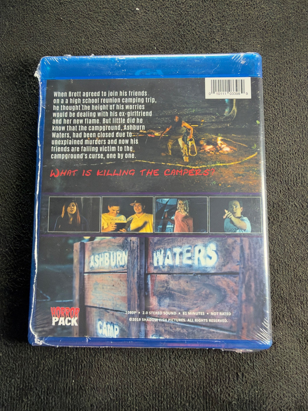 Ashburn Waters (Blu-ray, HorrorPack, 2019 Horror Classic, Widescreen,NEW/Sealed)