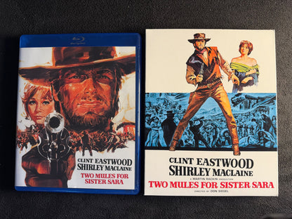 Two Mules for Sister Sara (Blu-ray, KL Studio Classics, Slipcover, 70's Classic)
