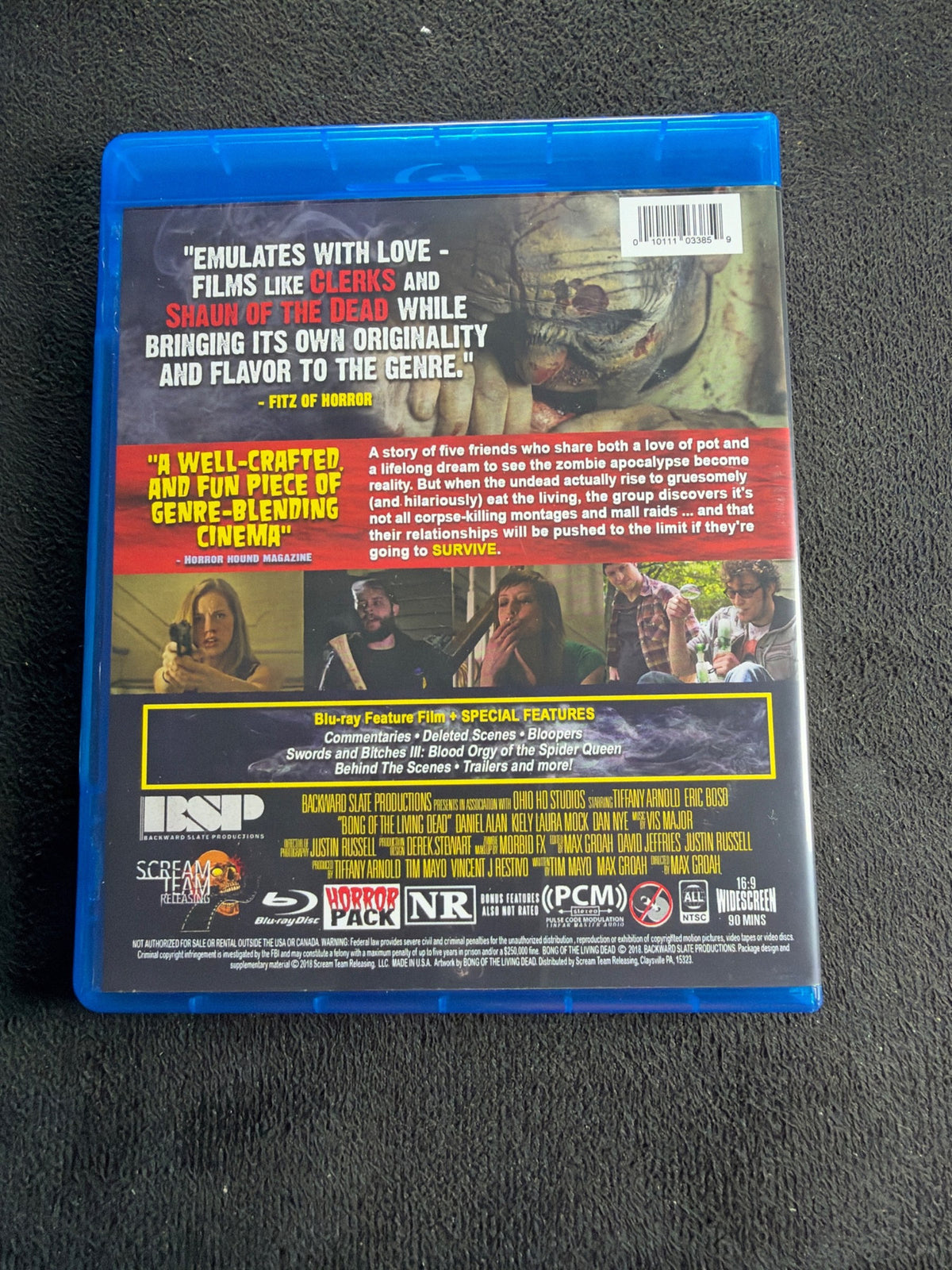 Bong of the Living Dead (Blu-ray, HorrorPack, 2017 Horror, Widescreen)