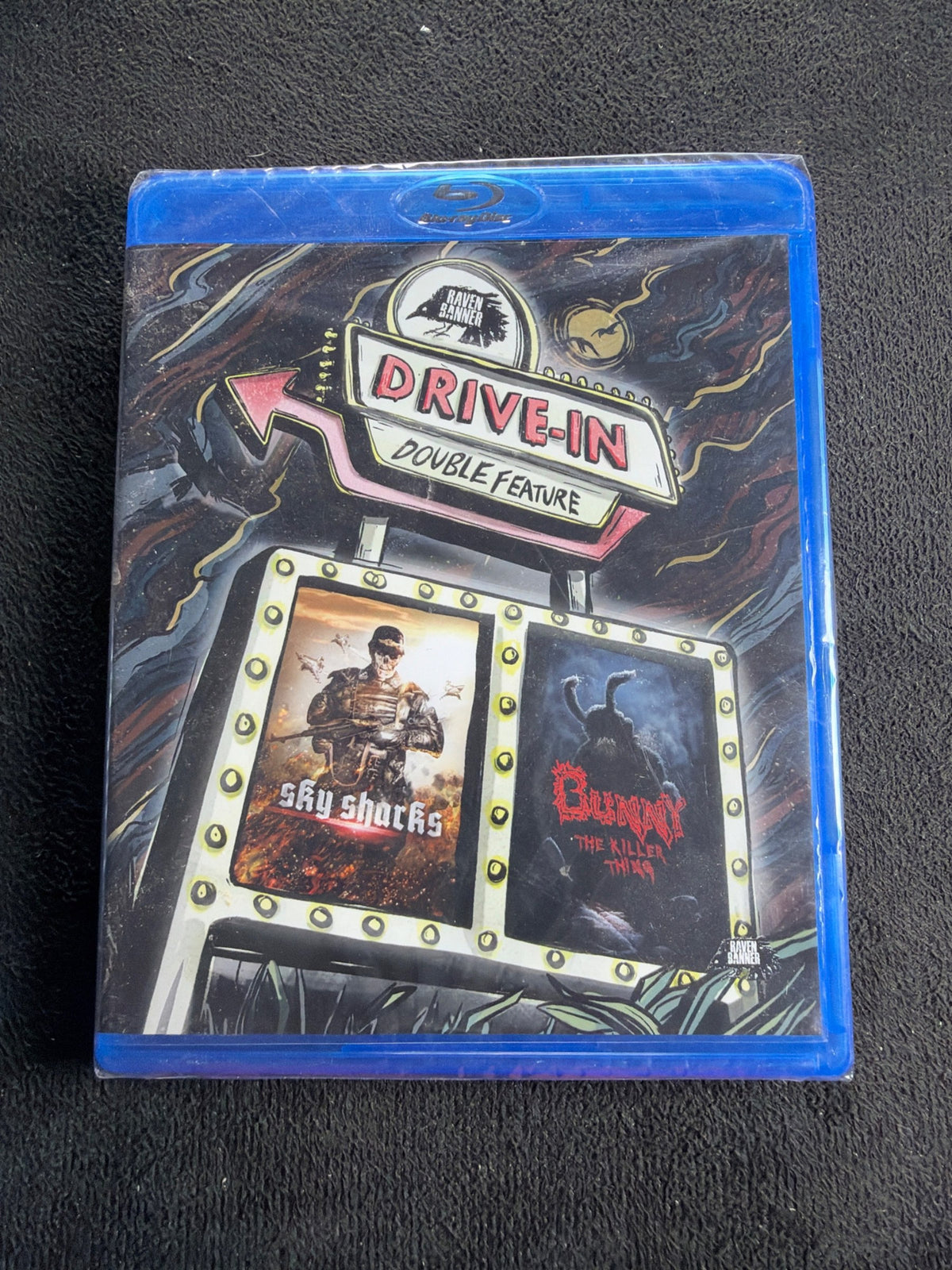 Sky Sharks / Bunny the Killer Thing  (Blu-ray, HorrorPack, NEW/Sealed)