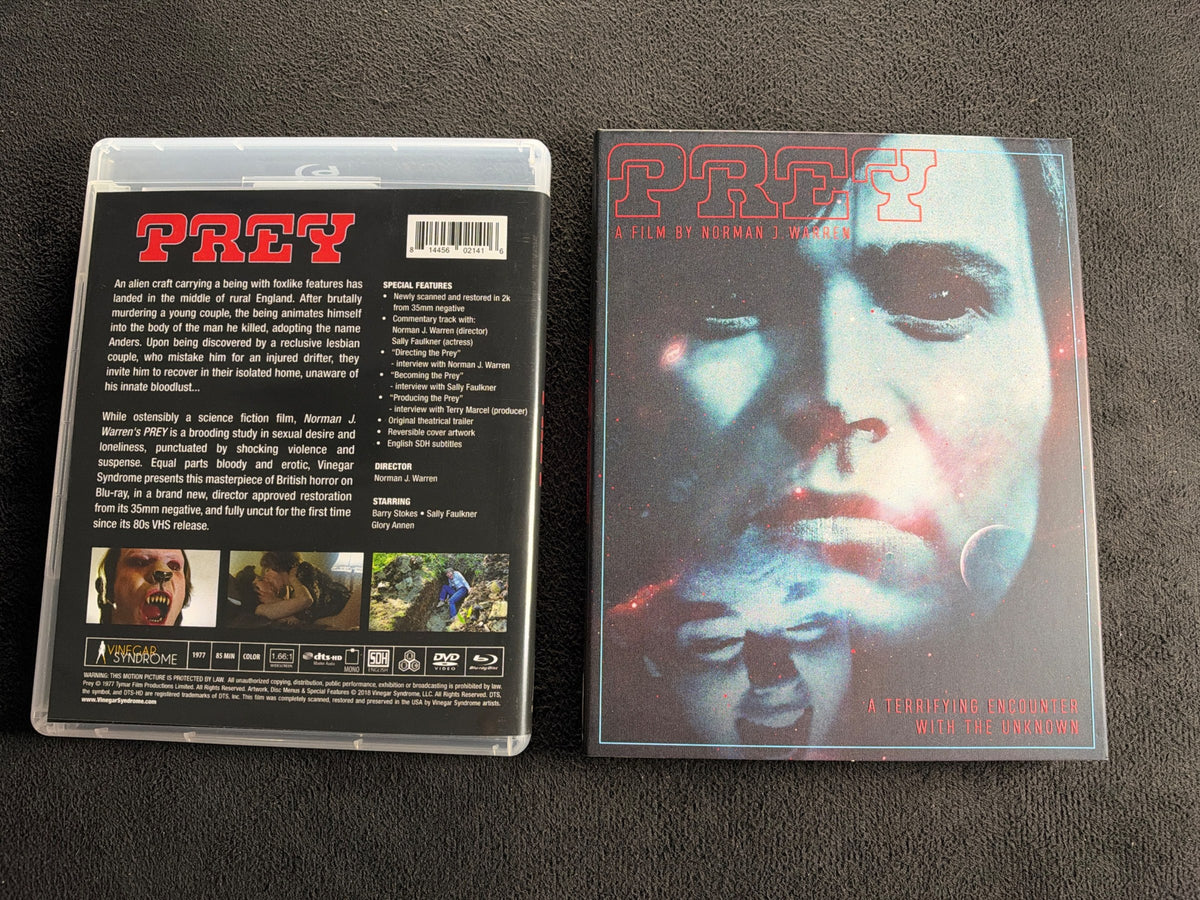 Prey (Blu-ray, Vinegar Syndrome, Slipcover, 70's Horror Classic)