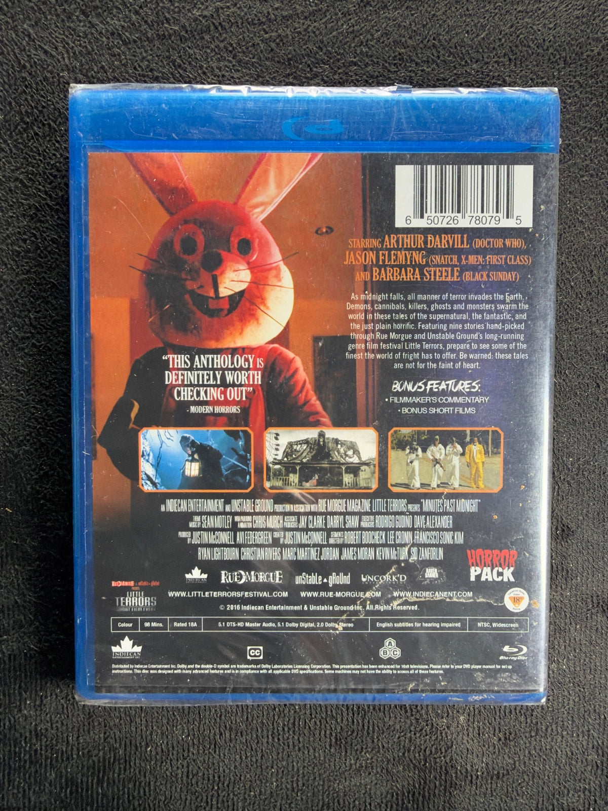 Minutes Past Midnight (Blu-ray, HorrorPack, 2016 Horror, OOP, NEW/Sealed)