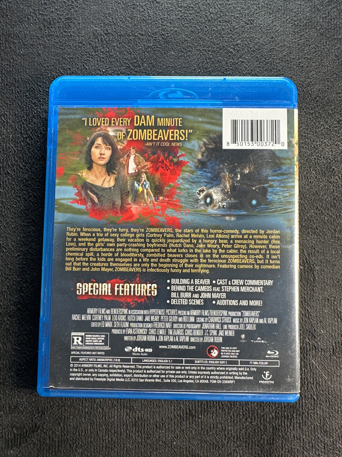 Zombeavers  (Blu-ray, ARMORY FILMS, Classic Horror, Widescreen)