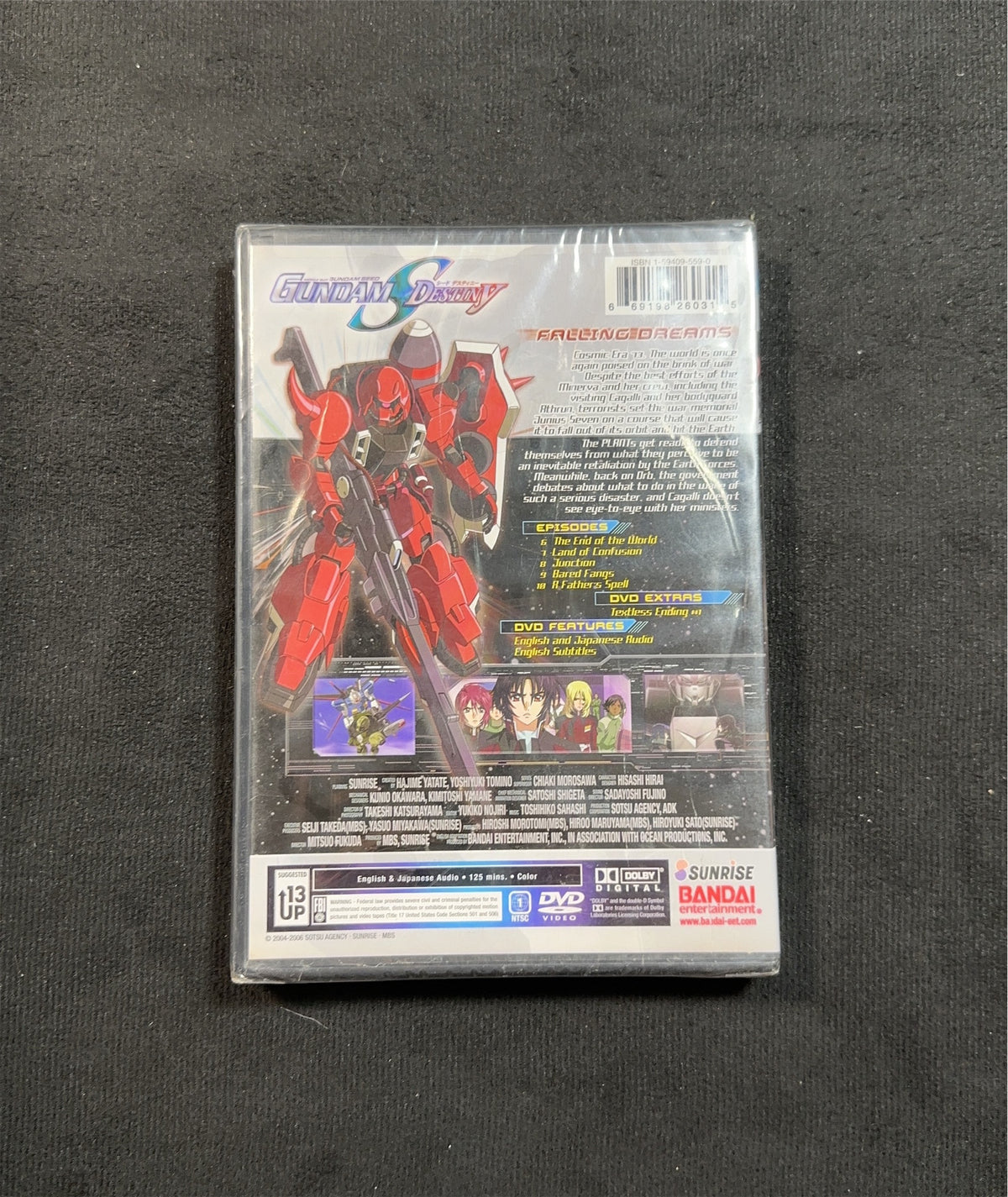 Mobile Suit Gundam SEED Destiny Vol 2  (DVD, Bandai Visual, NEW/Sealed)
