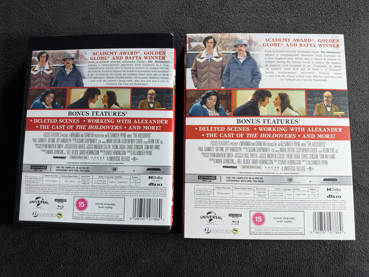 The Holdovers (4K UHD, Dazzler Media, Slipcover, Widescreen)