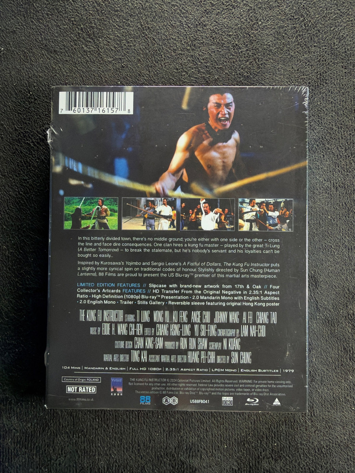 The Kung Fu Instructor (Blu-ray, 88 Films, Slipcover, Region B, NEW)