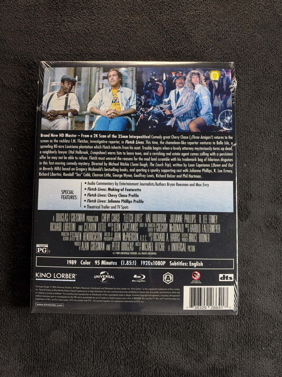 Fletch Lives (Blu-ray, Kino Lorber, Rare Slipcover, Chevy Chase, NEW/Sealed)