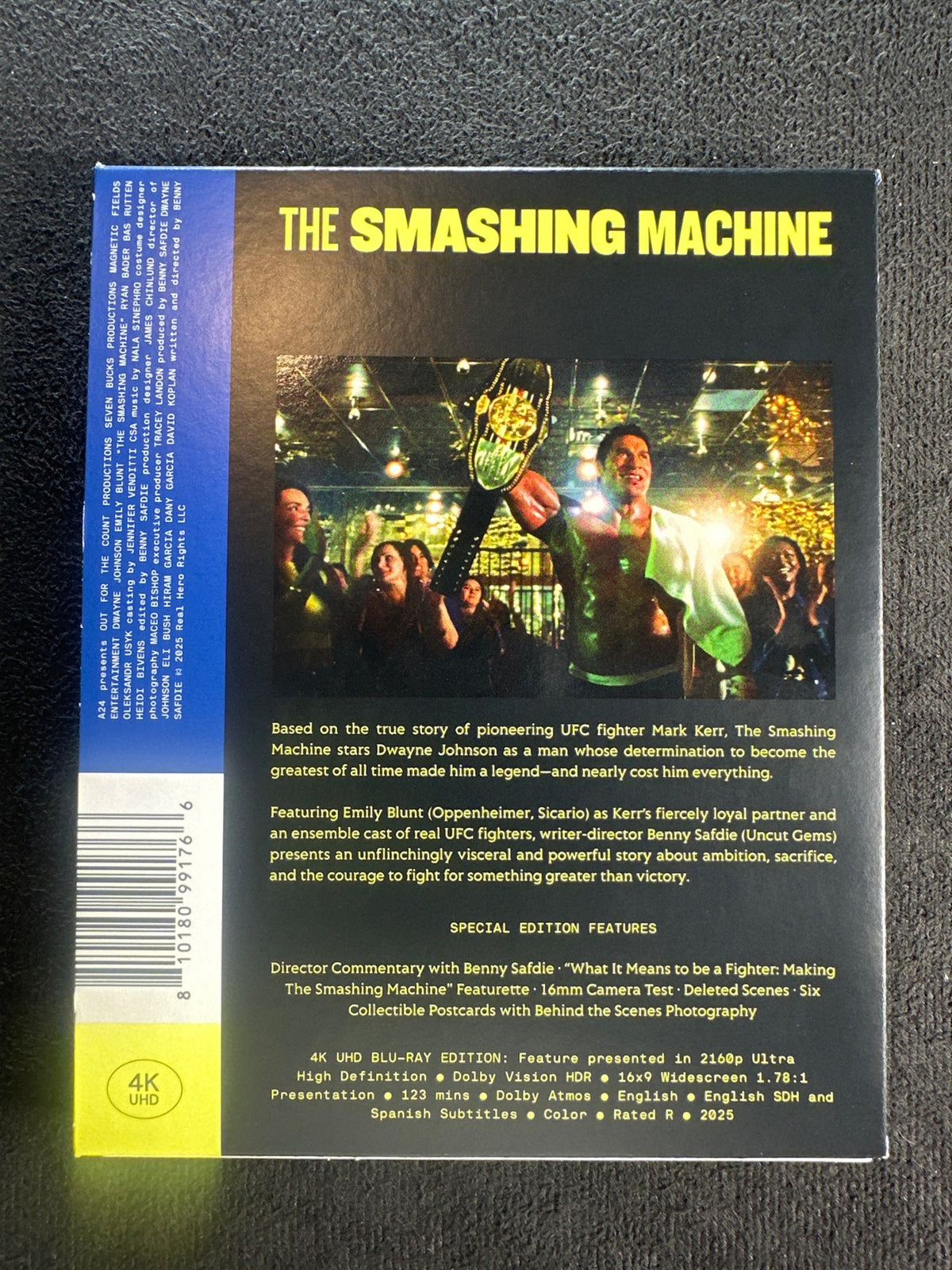 The Smashing Machine (4K Ultra HD, A24, Special Edition, Widescreen)