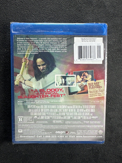 The Belko Experiment (Blu-ray, Orion Pictures, NEW/Sealed)
