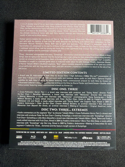 Three / Three Extremes (Blu-ray, Arrow Video, Slipcover, US Release, NEW))