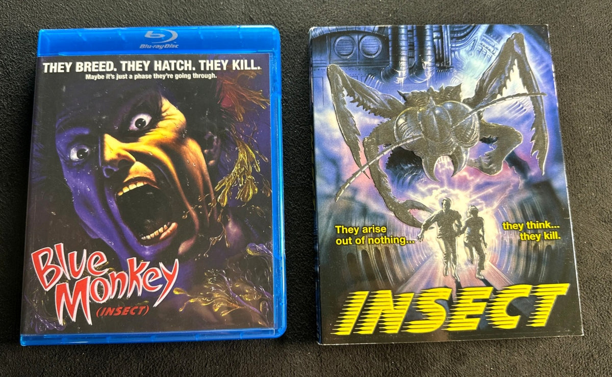 Insect (aka Blue Monkey) (Blu-ray, Code Red, Glow In the Dark Slipcover)