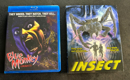 Insect (aka Blue Monkey) (Blu-ray, Code Red, Glow In the Dark Slipcover)