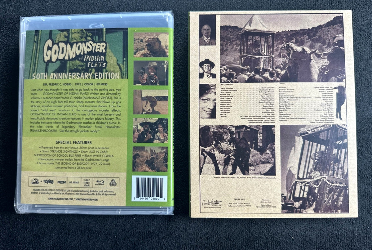 Godmonster of Indian Flats (Blu-ray, Vinegar Syndrome Partner Label, Slipcover)