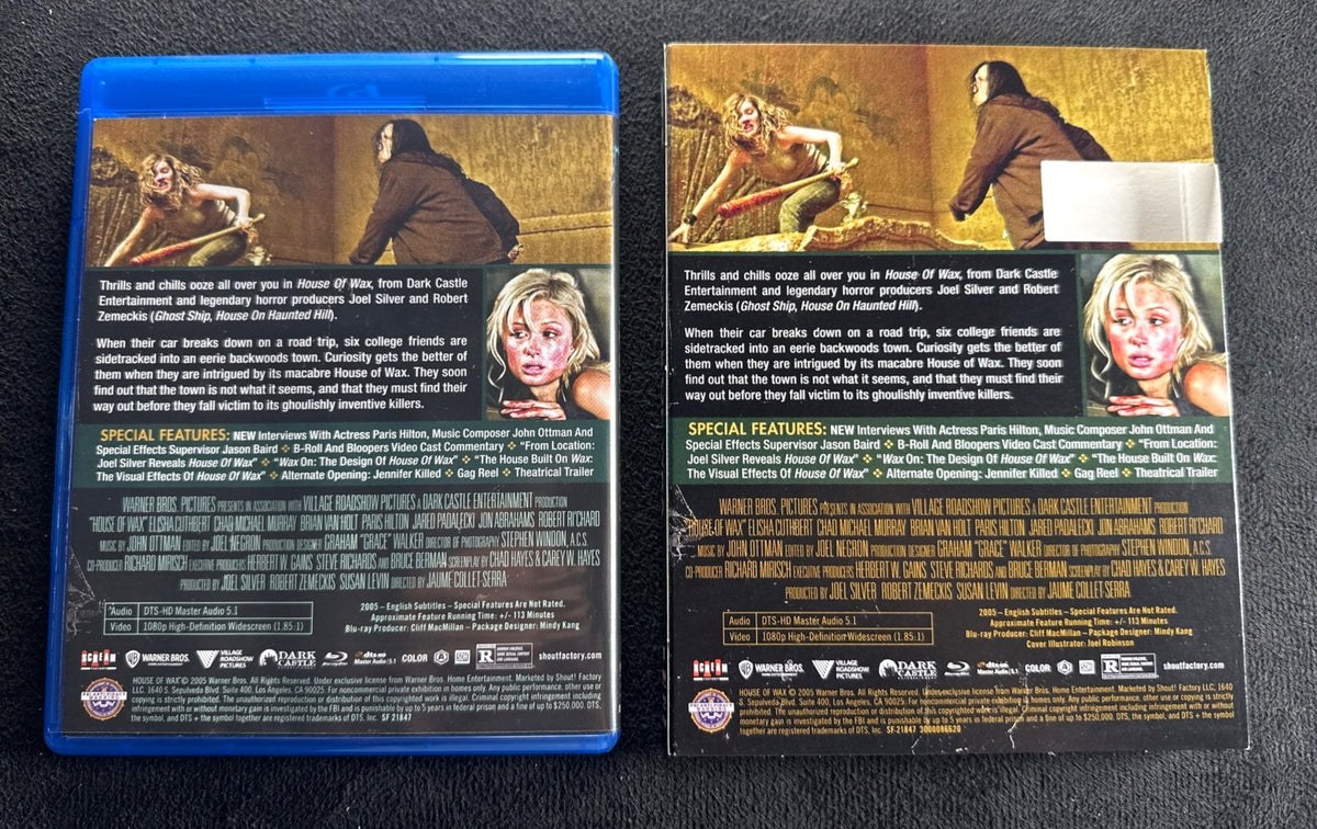 House of Wax (Blu-ray, Scream Factory, Slipcover, Classic Horror, Widescreen)
