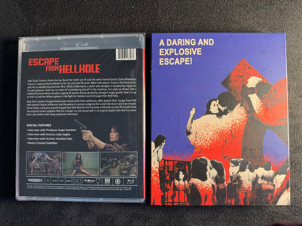 Escape from Hellhole (Blu-ray, Terror Vision, Slipcover, NEW/Sealed)